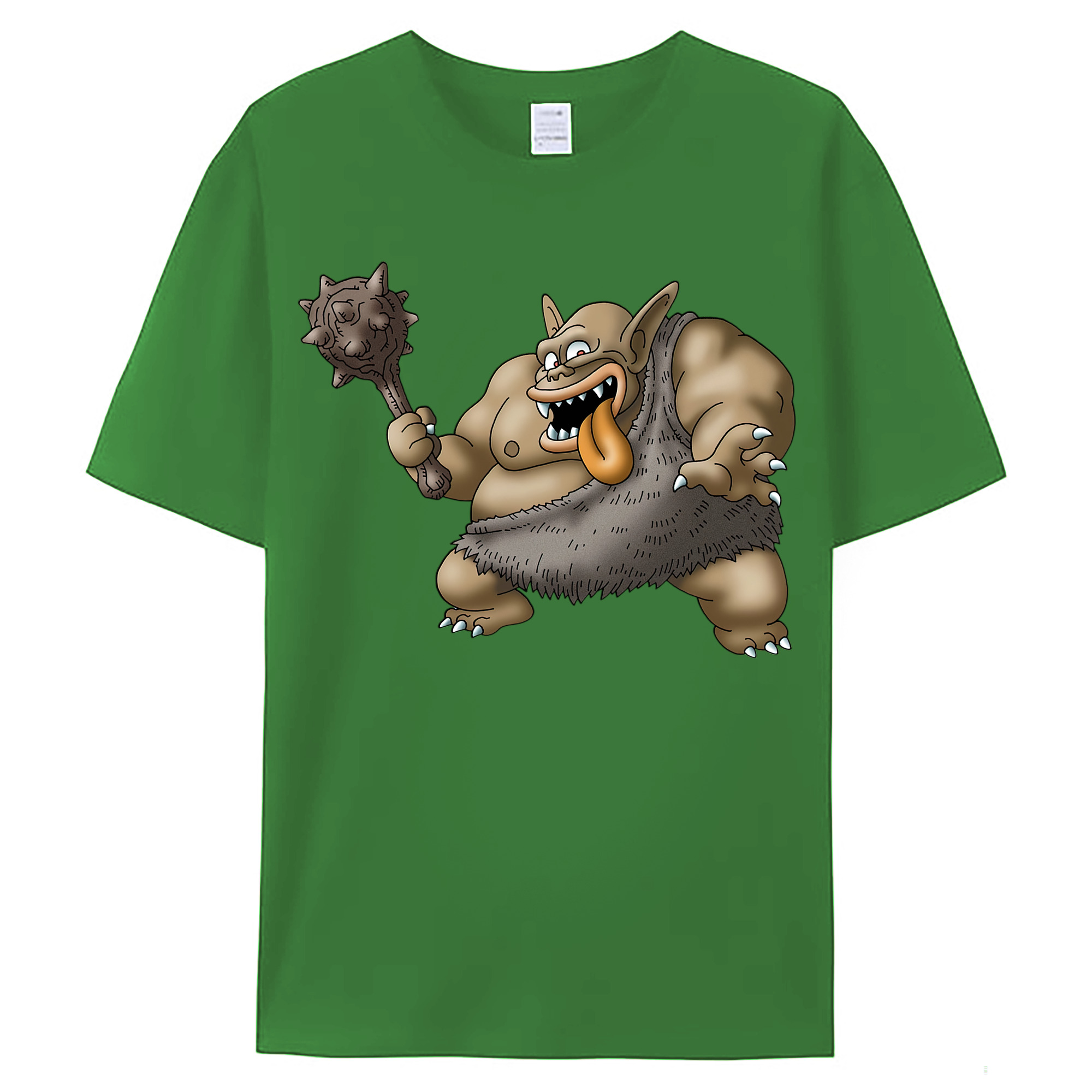 （画像用） ドラゴンクエスト Doragon Kuesuto Dragon Quest レディースカジュアルプリントTシャツ（綿100％）
